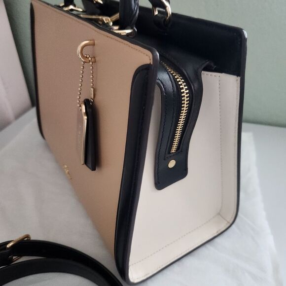 Coach Caryall Crossbody Satchel Bag In Colorblock - Picture 3 of 12